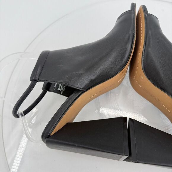 Vince Camuto Avangila Women's Open Toe Leather Heeled Sandal Black Size 6 M - Picture 6 of 15
